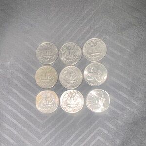 Silver Coin Art Photography